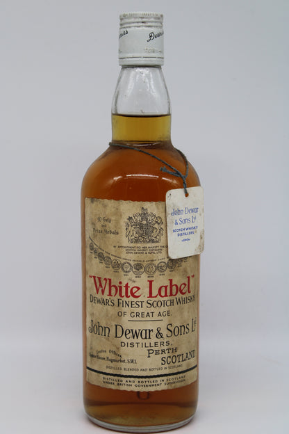 White Label Dewar's Finest Scotch Whiskey - JOHN DEWAR&amp;SONS