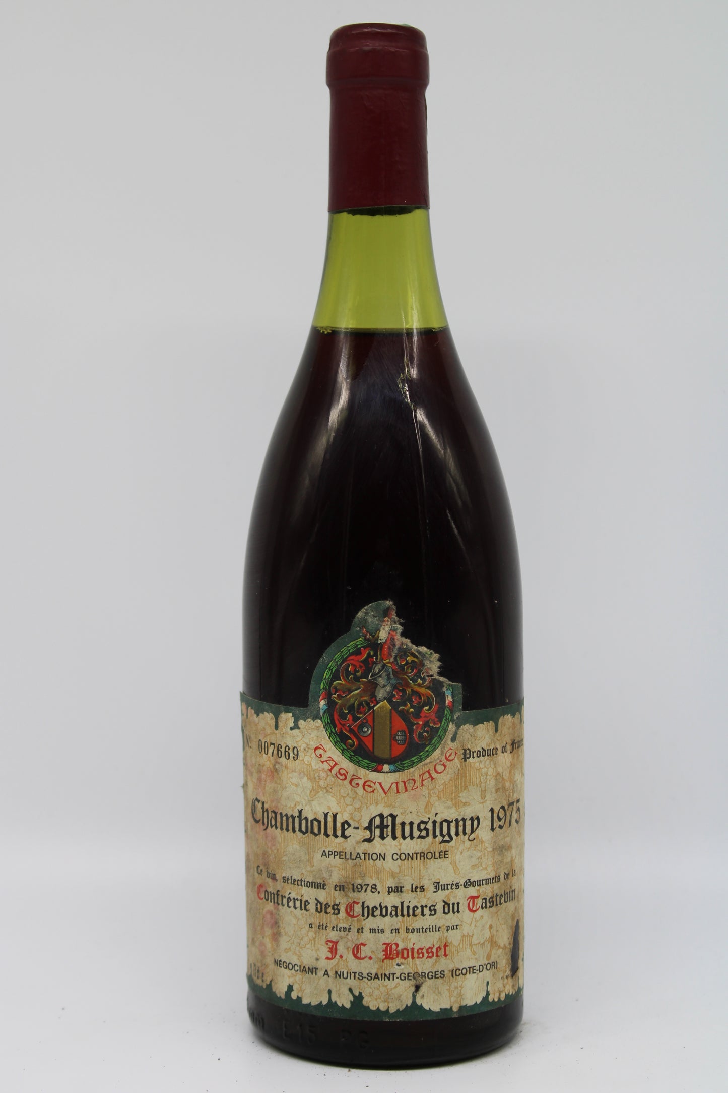 Chambolle-Musigny Tastevinage - J.C BOISSET