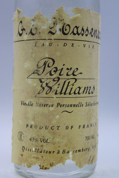 Poire Williams Réserve Personnelle Selectionnée - G.MASSENEZ