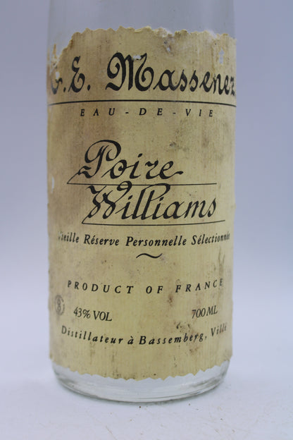 Poire Williams Réserve Personnelle Selectionnée - G.MASSENEZ